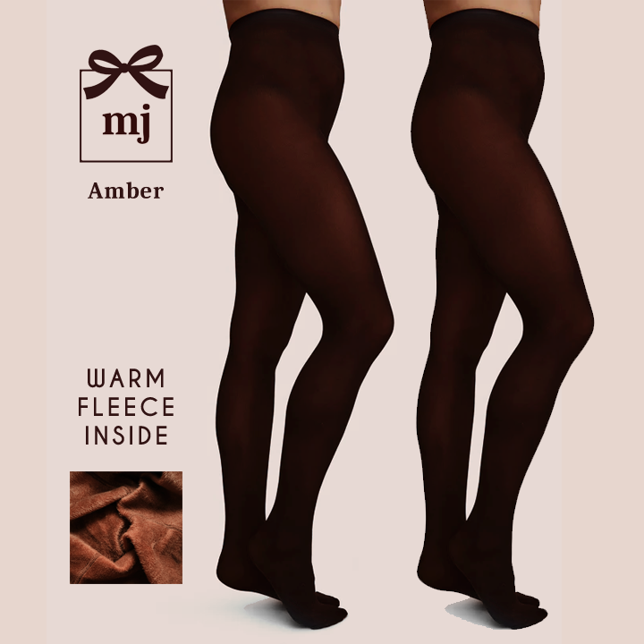 Sheer Black Fleece Tights (2 Pairs) – Mocha Jane