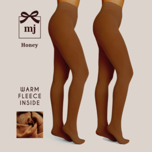 Nude Fleece Lined Tights (2 Pairs)