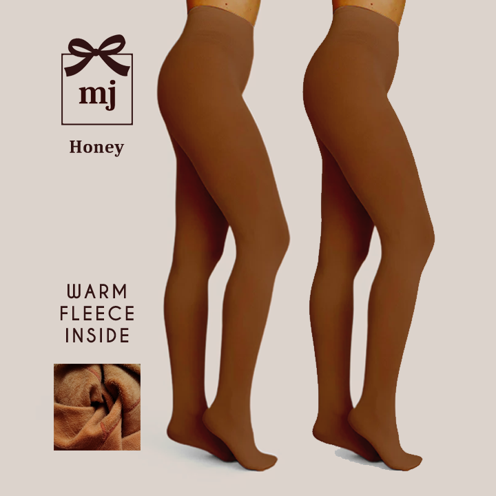 Nude Fleece Lined Tights (2 Pairs) – Mocha Jane